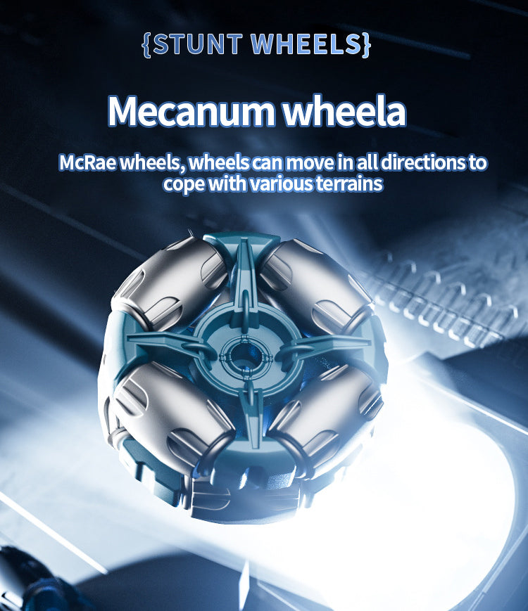 Eight-wheel children's gesture sensing remote control car, transforming stunt car, four-wheel drive spray racing car toy for boys and girls