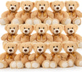 Bulk Teddy Bear Baby Shower, 20 Packs Small Teddy Bear Stuffed Animals in Bulk,13.5" Small Stuffed Bears Plush for Wedding,Birthday,Christmas, Party Decorations