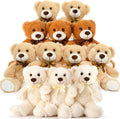 12 Packs Small plush toy  Stuffed Animals in Bulk,13.5" Small Stuffed Bears Plush for Wedding,Birthday,Christmas, Party Decorations