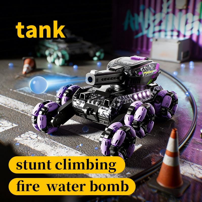 Eight Wheel Children's Gesture Sensing Remote Control Car Transformation Launch Water Bullet Racing Toy Boy and Girl