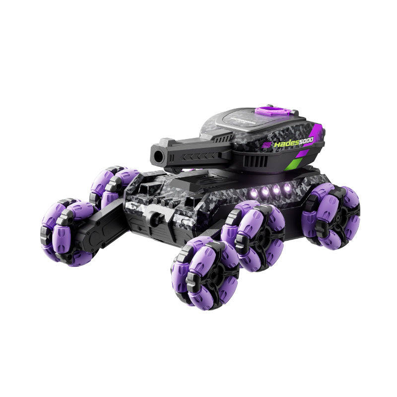 Eight Wheel Children's Gesture Sensing Remote Control Car Transformation Launch Water Bullet Racing Toy Boy and Girl