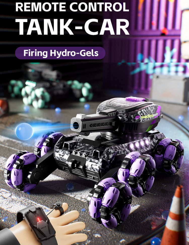 Eight Wheel Children's Gesture Sensing Remote Control Car Transformation Launch Water Bullet Racing Toy Boy and Girl